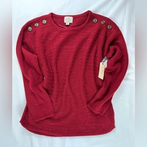 St Johns Bay Sweater Top Size PS NWT